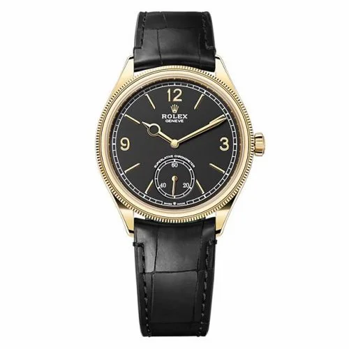 Rolex Perpetual 1908 39 Yellow Gold / Black 52508-0002 (M52508-0002)